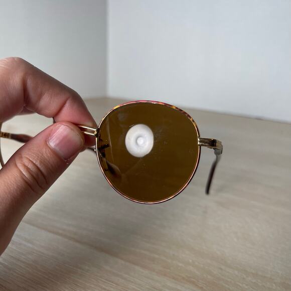 Vintage B&L Ray-Ban Rituals W2546 Sunglasses FRAMES ONLY Gold Tortoise - Picture 10 of 11